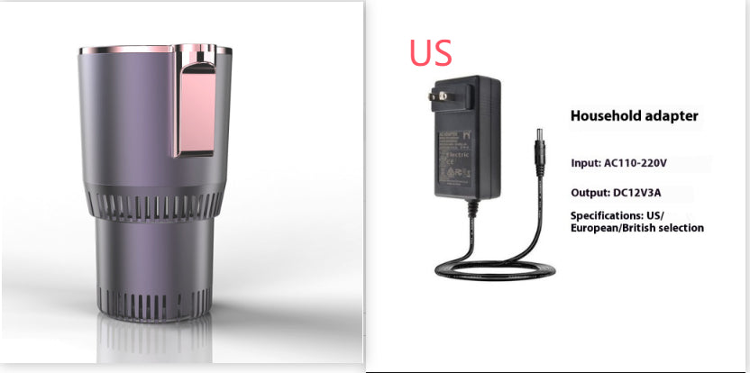 Smart 2-in-1 Car Cup Holder - Hot or Cold Anytime!