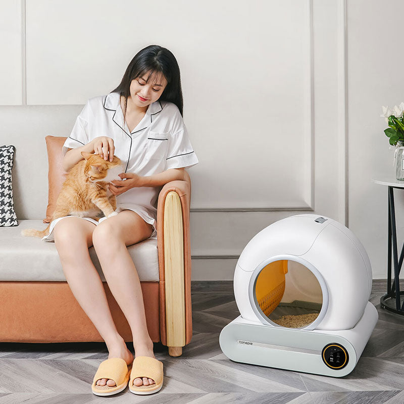 Smart Cat Litter Box - Stress-Free Cleanup!