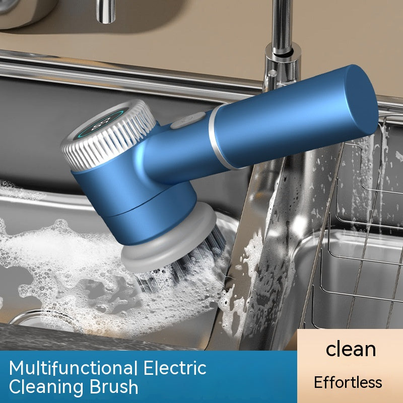 Powerful Wireless Cleaning Brush - Effortless, Multi-Function Home Care!