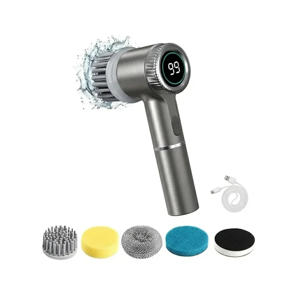 Powerful Wireless Cleaning Brush - Effortless, Multi-Function Home Care!