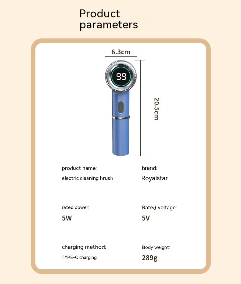 Powerful Wireless Cleaning Brush - Effortless, Multi-Function Home Care!