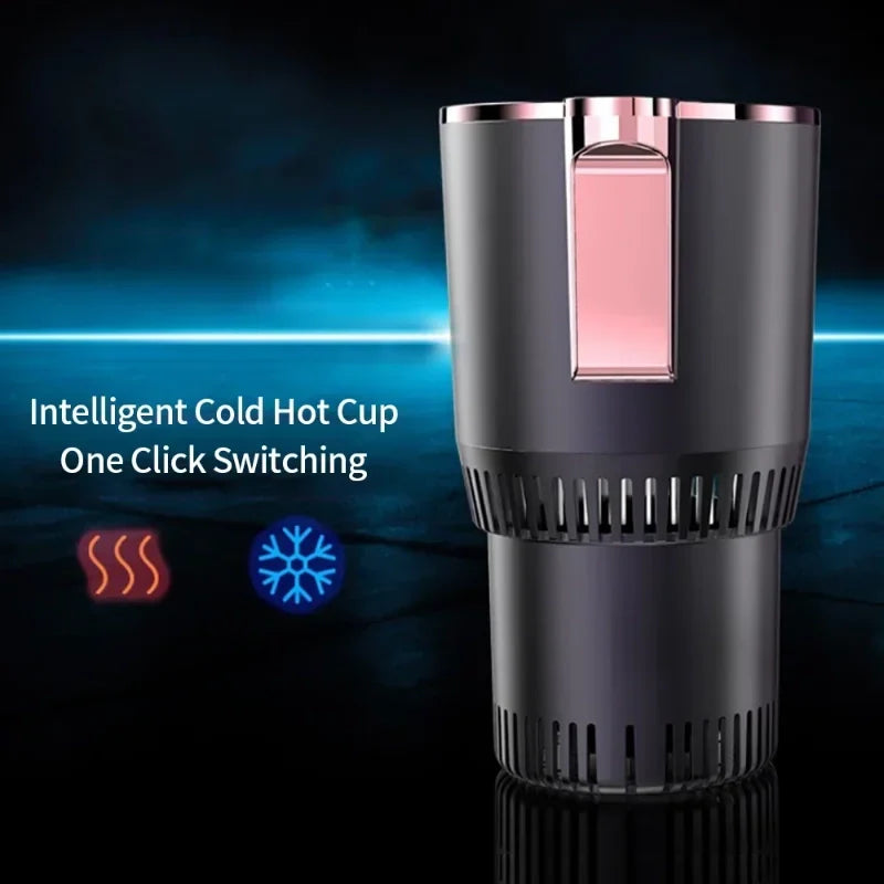 Smart 2-in-1 Car Cup Holder - Hot or Cold Anytime!