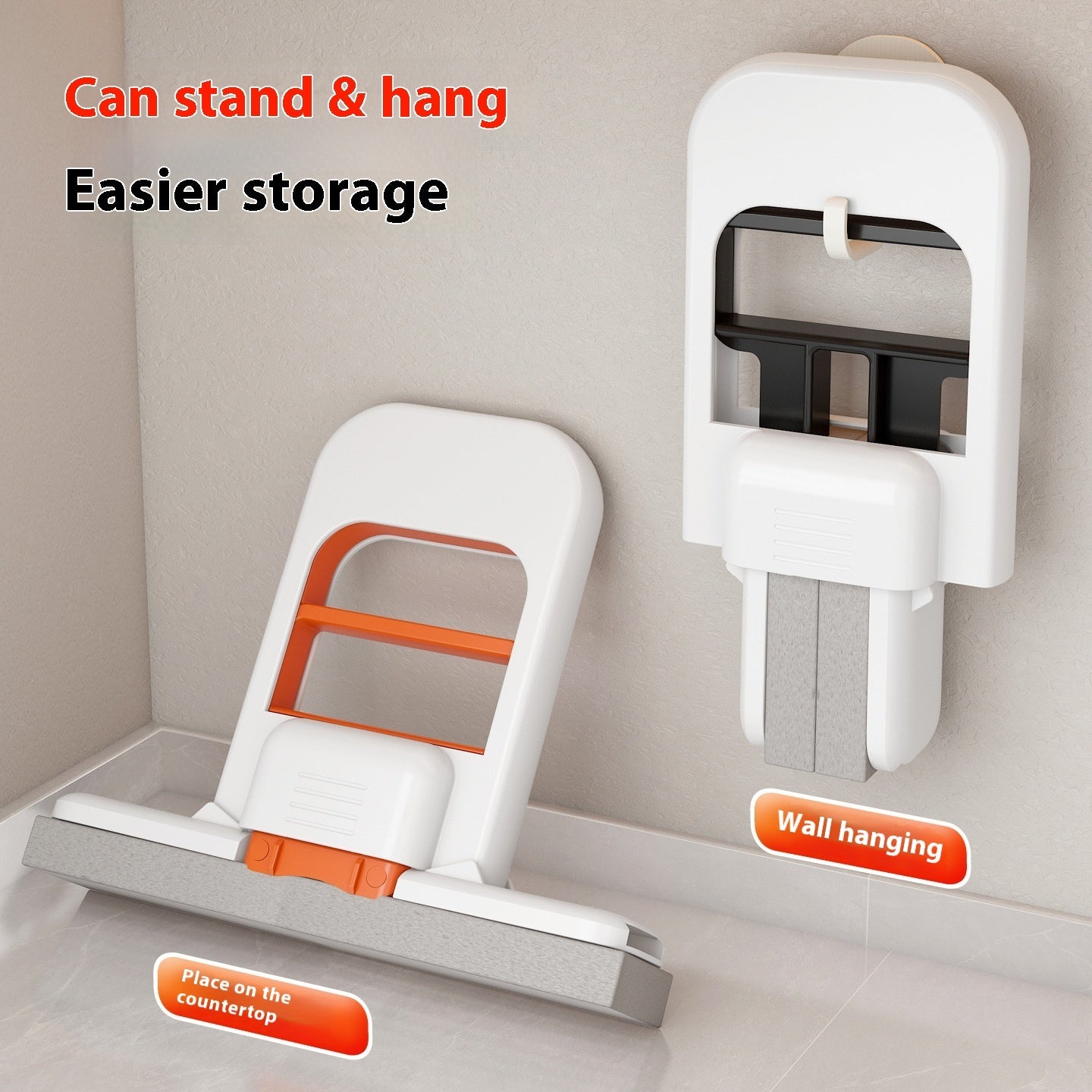 Portable Handheld Cleaning Mop - Tidy up with ease!