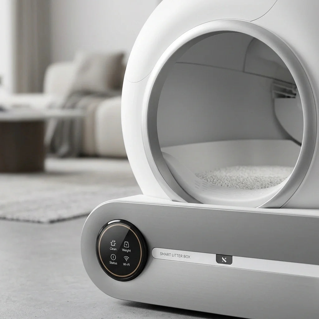 Smart Cat Litter Box - Stress-Free Cleanup!