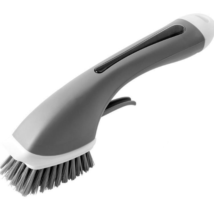 Dish Brush with Soap Dispenser - Effortless Cleaning Made Easy!