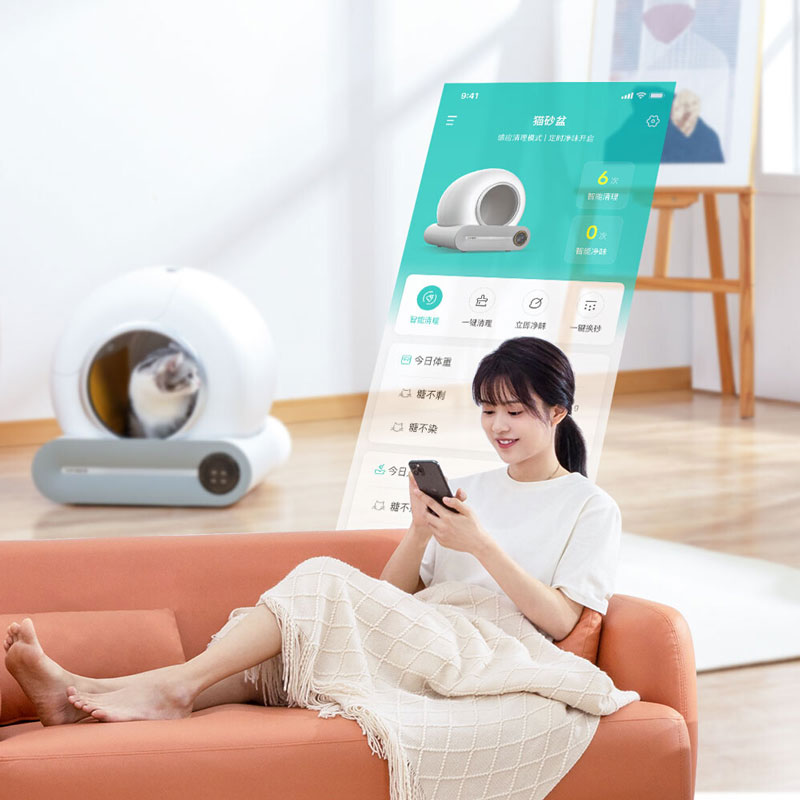Smart Cat Litter Box - Stress-Free Cleanup!