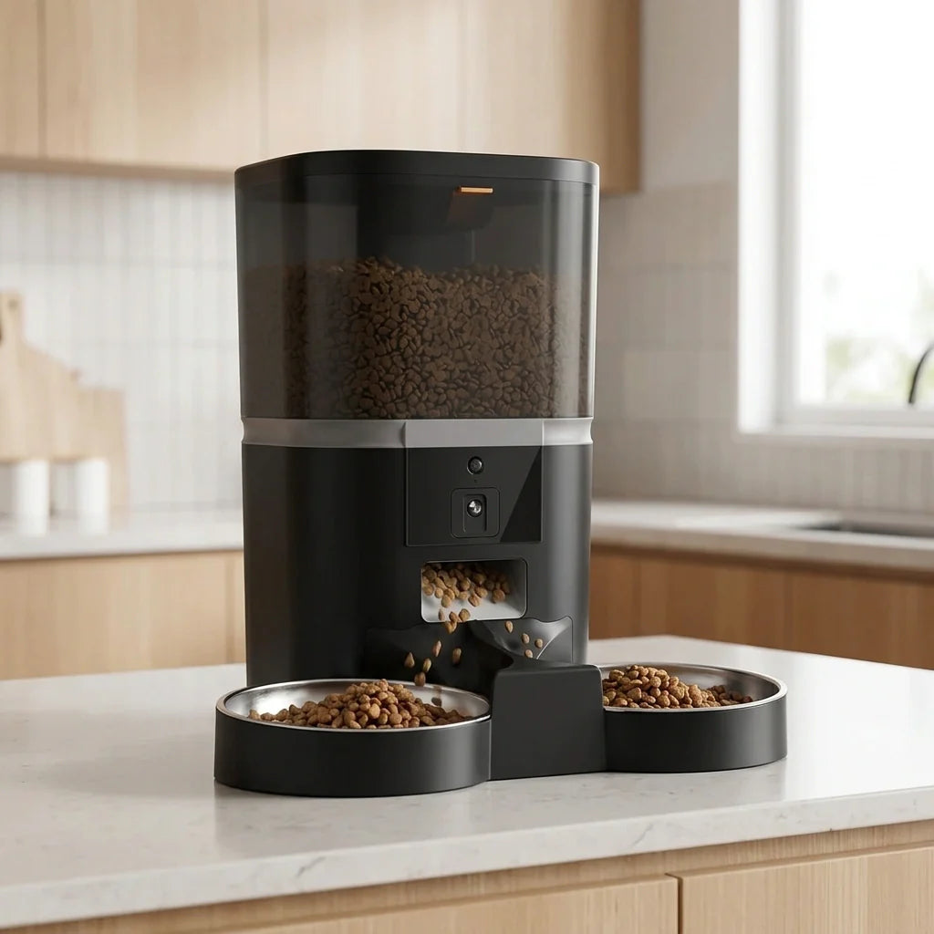 Smart 4L Cat Feeder - Effortless Pet Care!