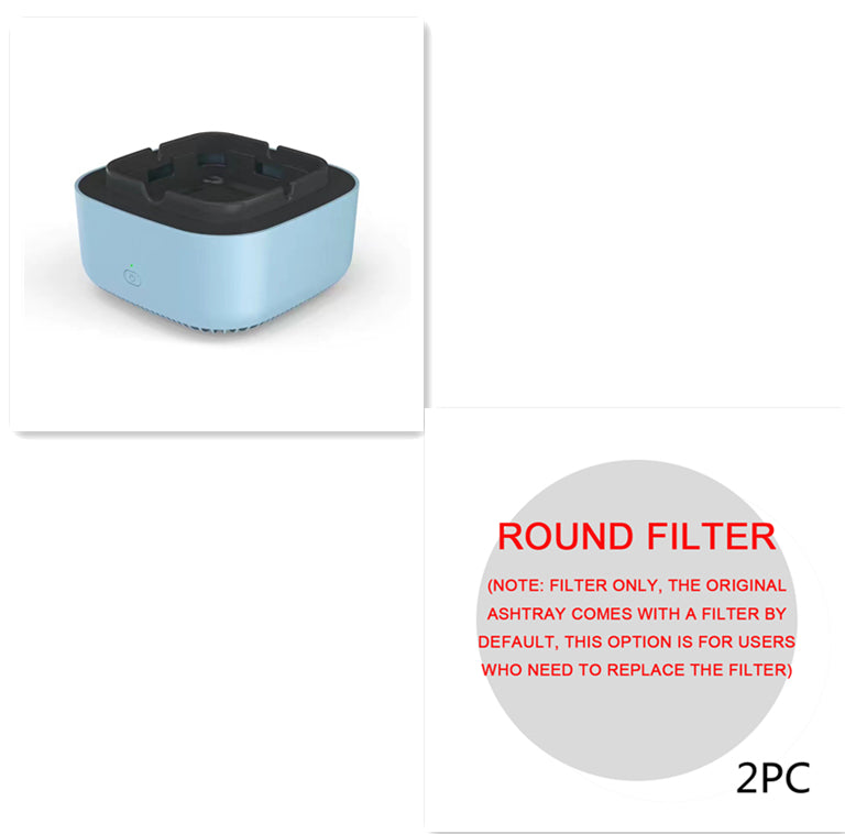 Smart Ashtray with Built-In Air Purifier – Removes Smoke & Odor