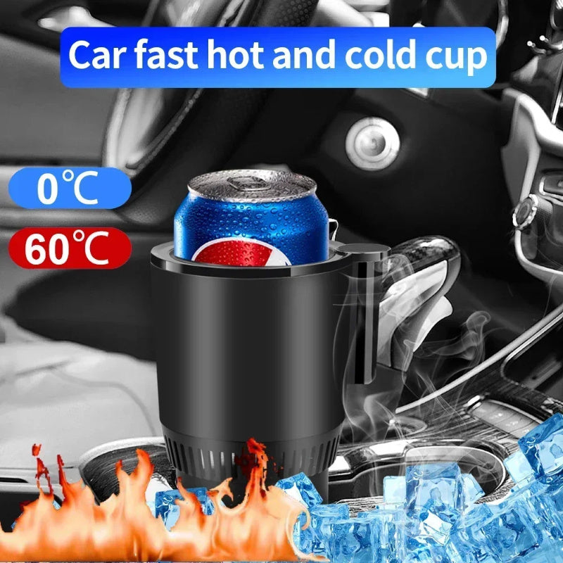 Smart 2-in-1 Car Cup Holder - Hot or Cold Anytime!