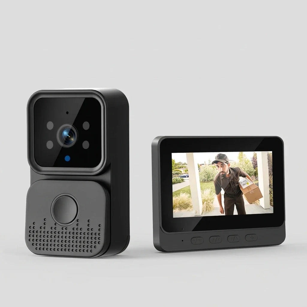 Podofo Wireless Video Doorbell - Secure Your Home with Ease!