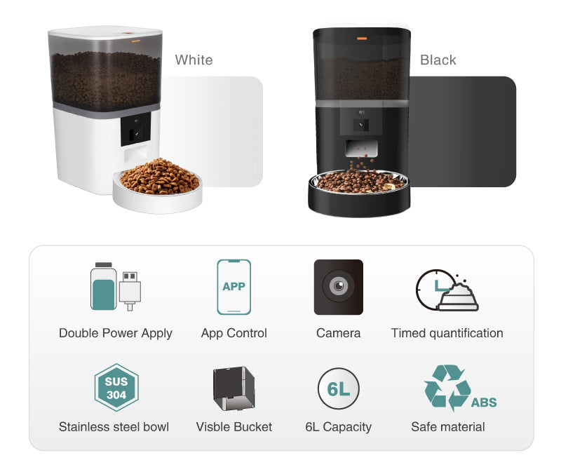 Smart 4L Cat Feeder - Effortless Pet Care!