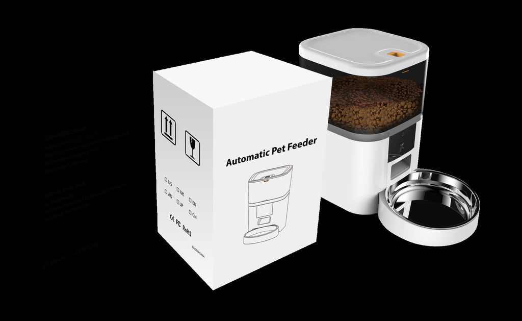 Smart 4L Cat Feeder - Effortless Pet Care!