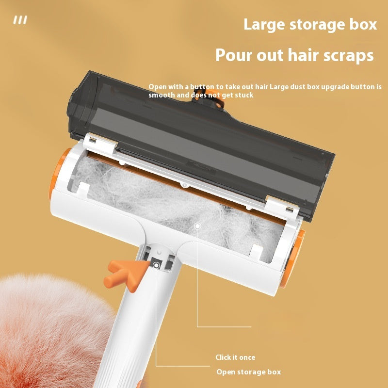 2-in-1 Pet Hair Removal Roller – Reusable & Washable Lint Brush for Clothes & Furniture