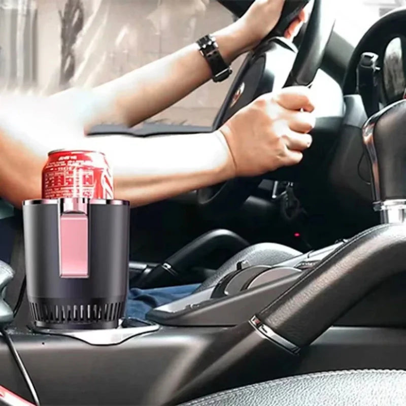 Smart 2-in-1 Car Cup Holder - Hot or Cold Anytime!
