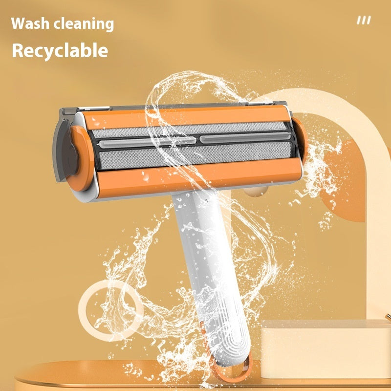 2-in-1 Pet Hair Removal Roller – Reusable & Washable Lint Brush for Clothes & Furniture