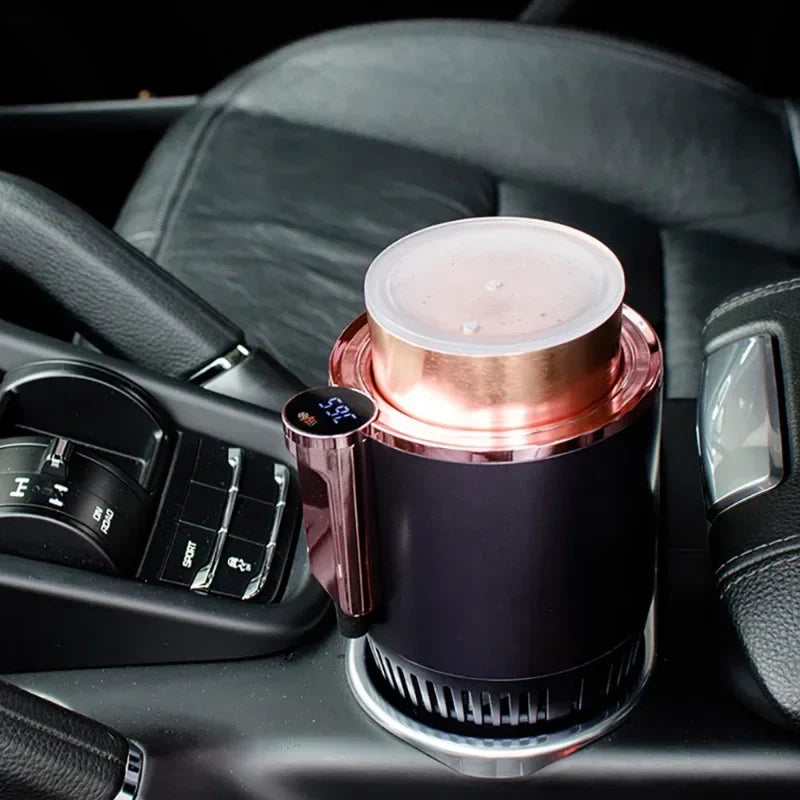 Smart 2-in-1 Car Cup Holder - Hot or Cold Anytime!