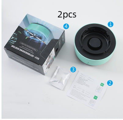 Smart Ashtray with Built-In Air Purifier – Removes Smoke & Odor