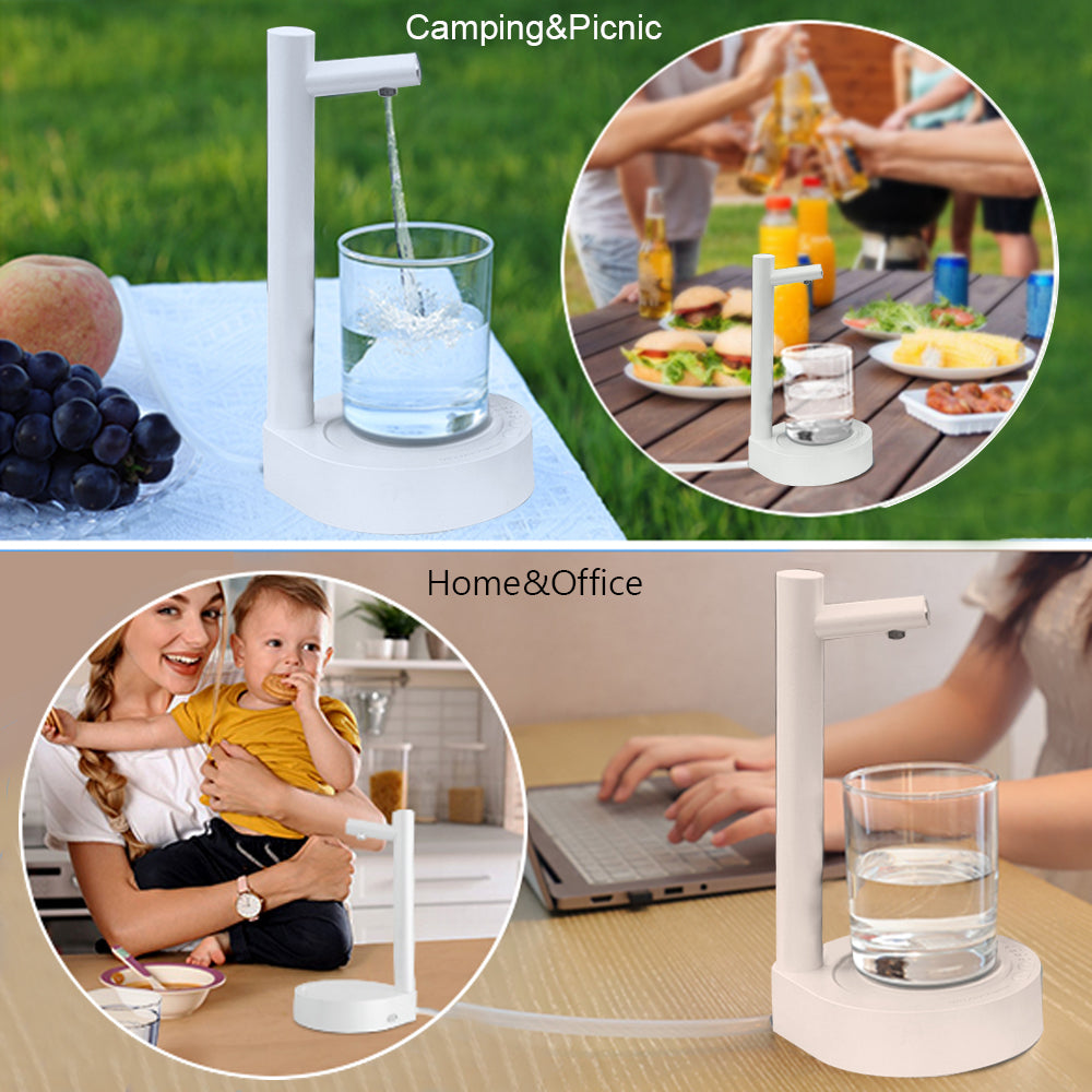 Electric Water Dispenser Pump – Rechargeable USB-C, Fits Most Gallon Bottles