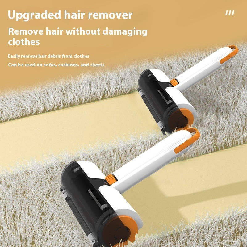 2-in-1 Pet Hair Removal Roller – Reusable & Washable Lint Brush for Clothes & Furniture