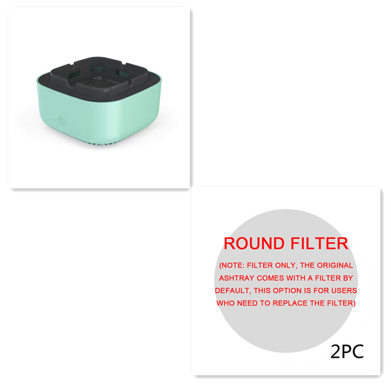 Smart Ashtray with Built-In Air Purifier – Removes Smoke & Odor