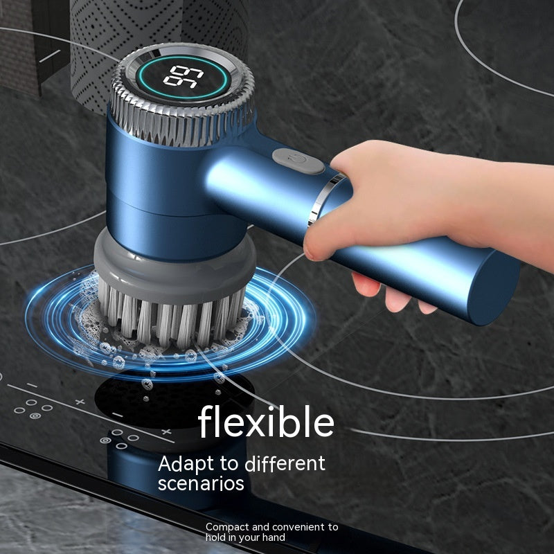 Powerful Wireless Cleaning Brush - Effortless, Multi-Function Home Care!