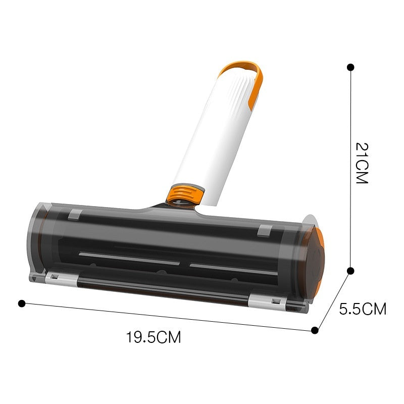 2-in-1 Pet Hair Removal Roller – Reusable & Washable Lint Brush for Clothes & Furniture