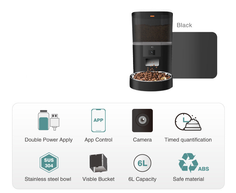 Smart 4L Cat Feeder - Effortless Pet Care!